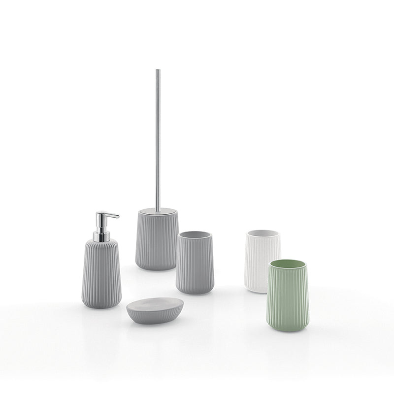 Scopino da appoggio in ceramica Gedy modello Marika - Grigio by CeramicStore | Lo specialista del tuo bagno