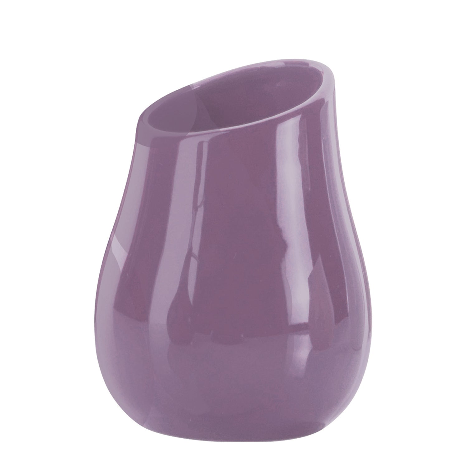 Portaspazzolini in ceramica Gedy modello Azalea - Lilla