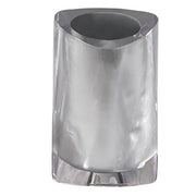 Portaspazzolini da appoggio Gedy modello Twist - Argento