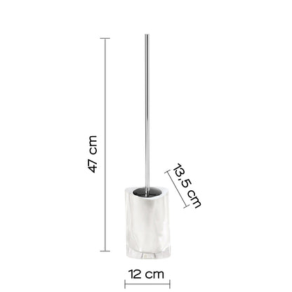 Scopino da appoggio con ciuffo in setole Gedy serie Twist - Bianco by CeramicStore | Lo specialista del tuo bagno