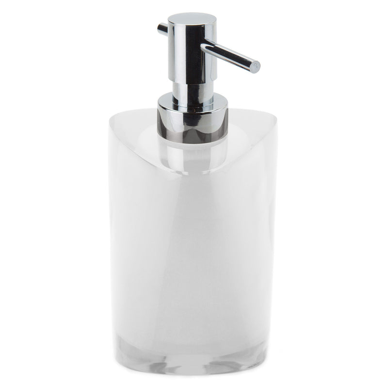 Dosasapone con erogatore in metallo Gedy serie Twist - Bianco