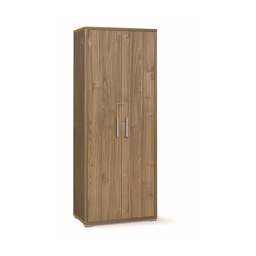 Mobile arredamento moderno a 2 ante e 4 ripiani finitura struttura Noce Stelvio / finitura frontale Noce Stelvio by Sarmog by CeramicStore | Lo specialista del tuo bagno