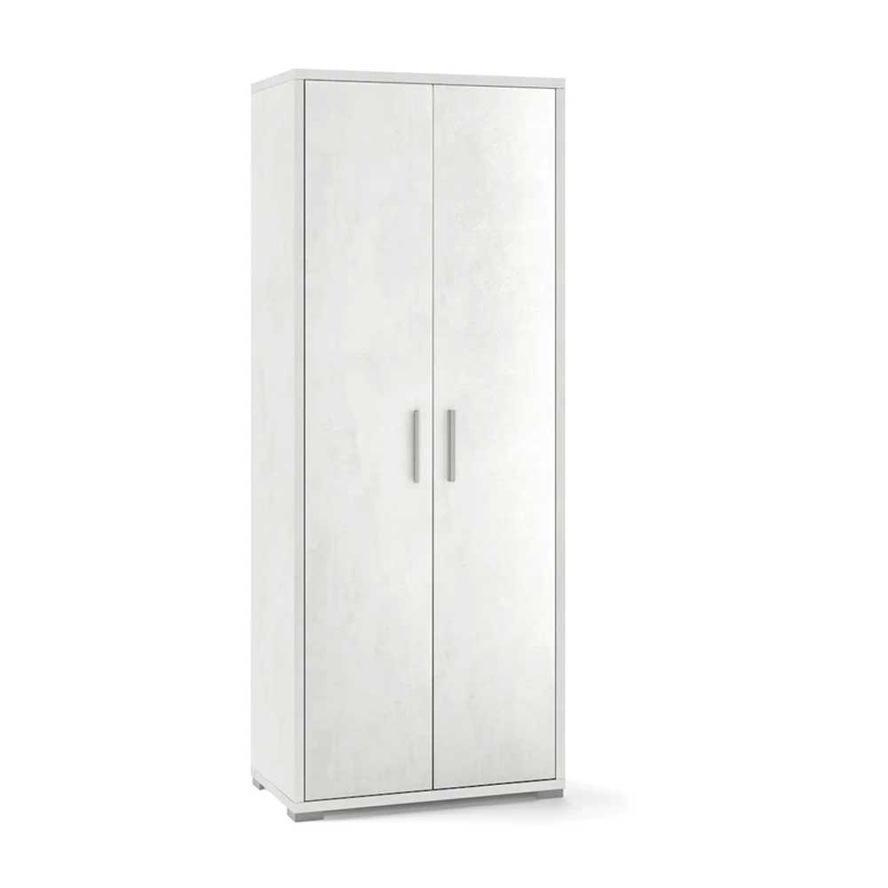 Mobile arredamento moderno a 2 ante e 4 ripiani finitura struttura Ossido Bianco / finitura frontale Ossido Bianco by Sarmog by CeramicStore | Lo specialista del tuo bagno