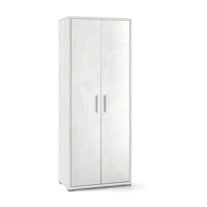 Mobile arredamento moderno a 2 ante e 4 ripiani finitura struttura Ossido Bianco / finitura frontale Ossido Bianco by Sarmog by CeramicStore | Lo specialista del tuo bagno