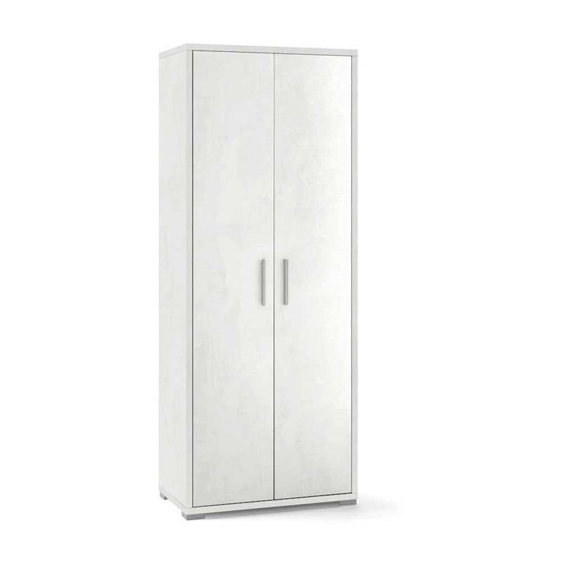 Mobile arredamento moderno a 2 ante e 4 ripiani finitura struttura Ossido Bianco / finitura frontale Ossido Bianco by Sarmog by CeramicStore | Lo specialista del tuo bagno