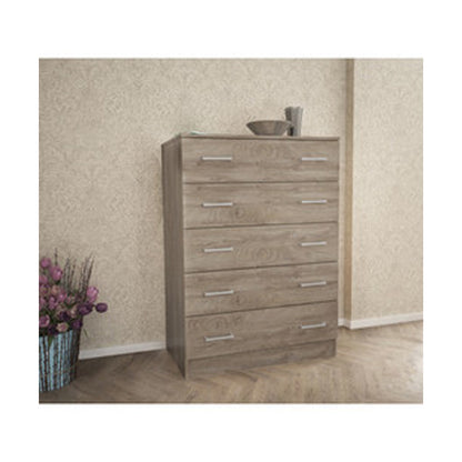 Cassettiera 5 cassetti in truciolato - Rovere by CeramicStore | Lo specialista del tuo bagno