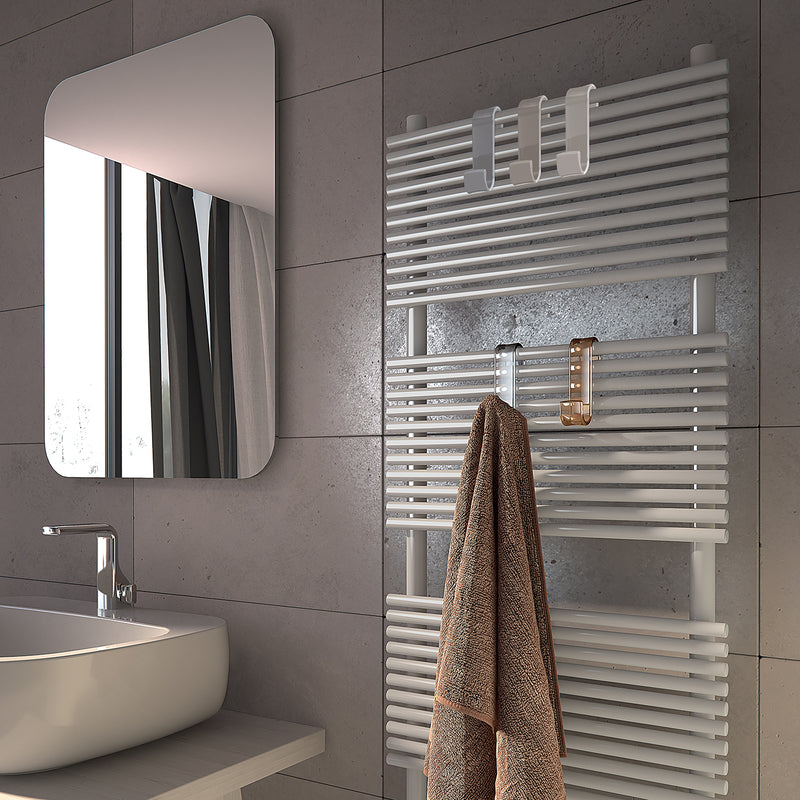 Appendiabiti per termoarredo modello Merlino - Bianco by CeramicStore | Lo specialista del tuo bagno