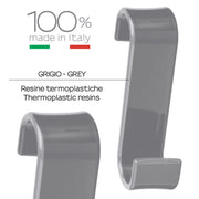 Appendiabiti per termoarredo modello Merlino - Grigio by CeramicStore | Lo specialista del tuo bagno