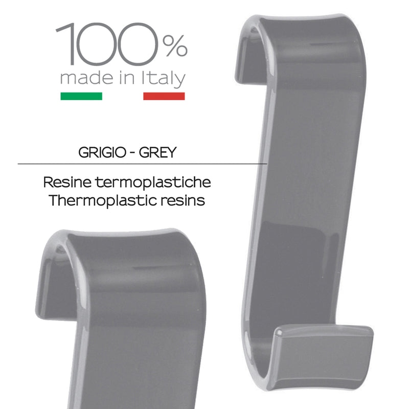 Appendiabiti per termoarredo modello Merlino - Grigio by CeramicStore | Lo specialista del tuo bagno