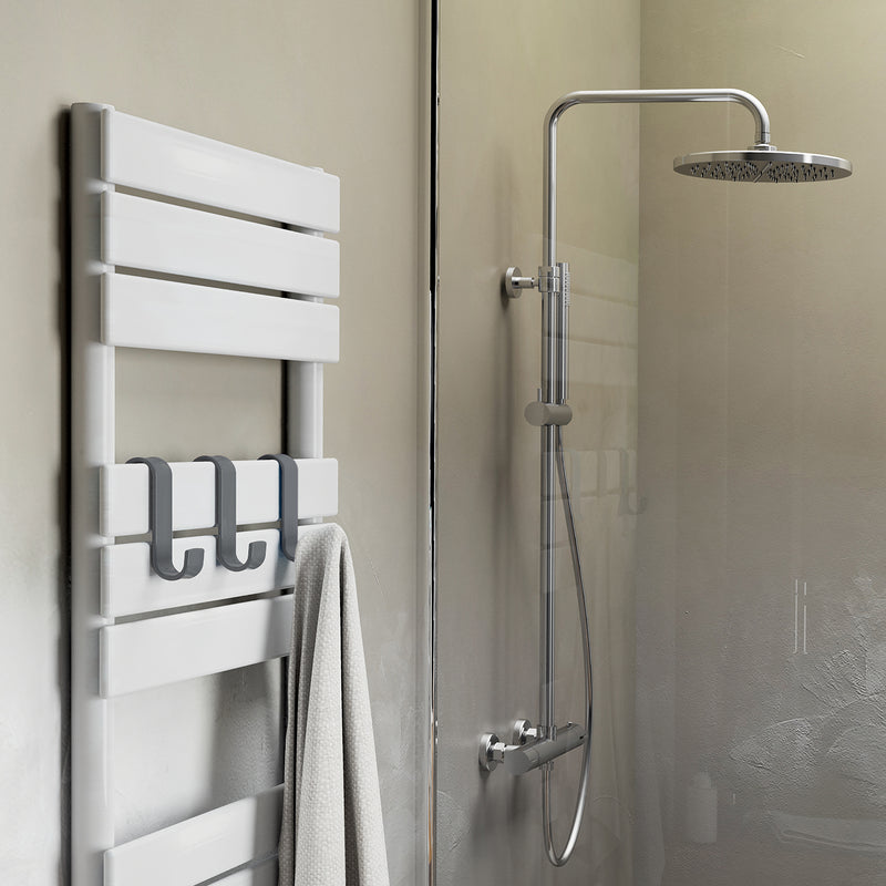 Appendiabiti per termoarredo modello Merlino - Grigio by CeramicStore | Lo specialista del tuo bagno