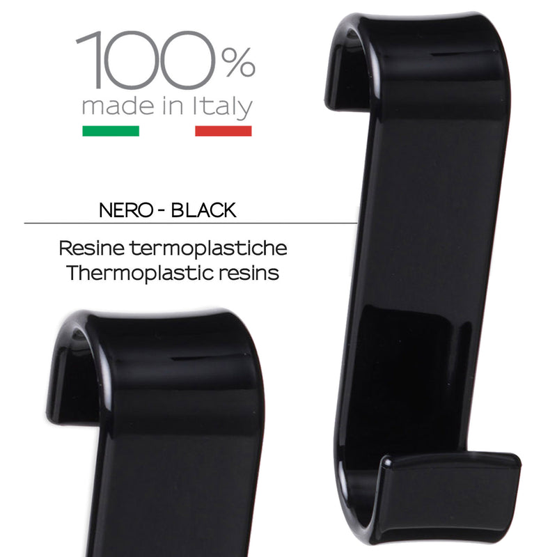 Appendiabiti per termoarredo modello Merlino - Nero by CeramicStore | Lo specialista del tuo bagno