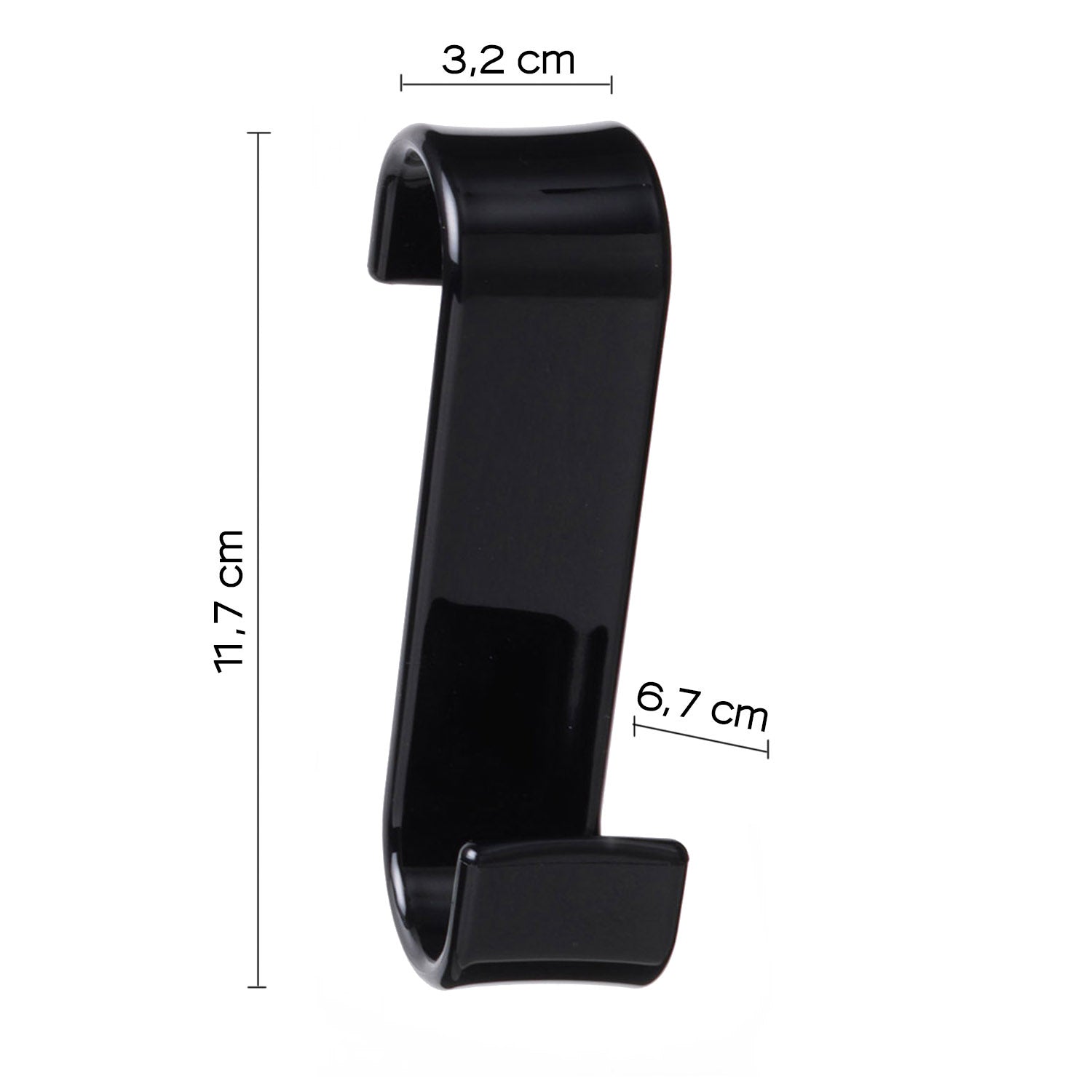Appendiabiti per termoarredo modello Merlino - Nero by CeramicStore | Lo specialista del tuo bagno