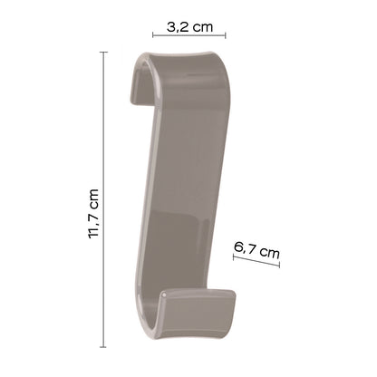 Appendiabiti per termoarredo modello Merlino - Tortora by CeramicStore | Lo specialista del tuo bagno