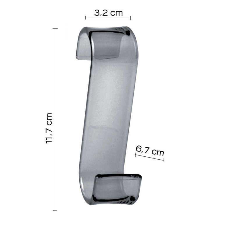 Appendiabiti per termoarredo modello Merlino - Antracite by CeramicStore | Lo specialista del tuo bagno