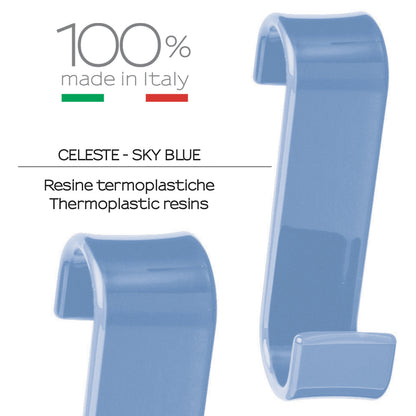 Appendiabiti per termoarredo modello Merlino - Celeste by CeramicStore | Lo specialista del tuo bagno