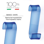 Appendiabiti per termoarredo modello Merlino - Blu trasparente by CeramicStore | Lo specialista del tuo bagno