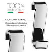 Appendiabiti per termoarredo modello Merlino - Cromato by CeramicStore | Lo specialista del tuo bagno