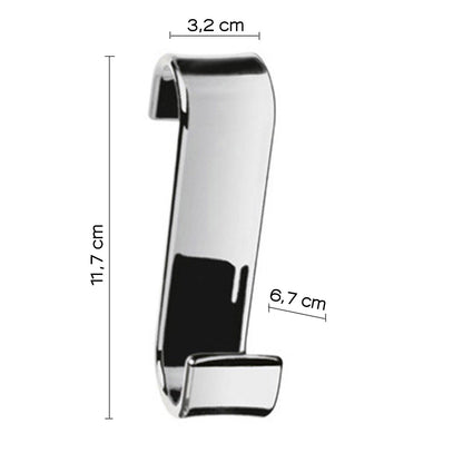 Appendiabiti per termoarredo modello Merlino - Cromato by CeramicStore | Lo specialista del tuo bagno