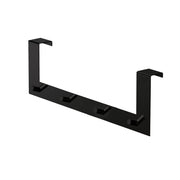 Appendiabiti Morgana multiplo sopraporta da 40 mm - Nero Matt by CeramicStore | Lo specialista del tuo bagno