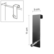 Appendiabiti Morgana singolo sopraporta da 20 mm - Cromato by CeramicStore | Lo specialista del tuo bagno