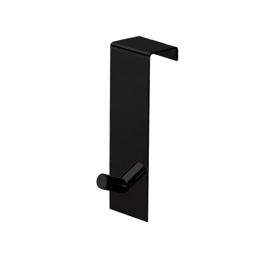 Appendiabiti Morgana singolo sopraporta da 20 mm - Nero Matt by CeramicStore | Lo specialista del tuo bagno