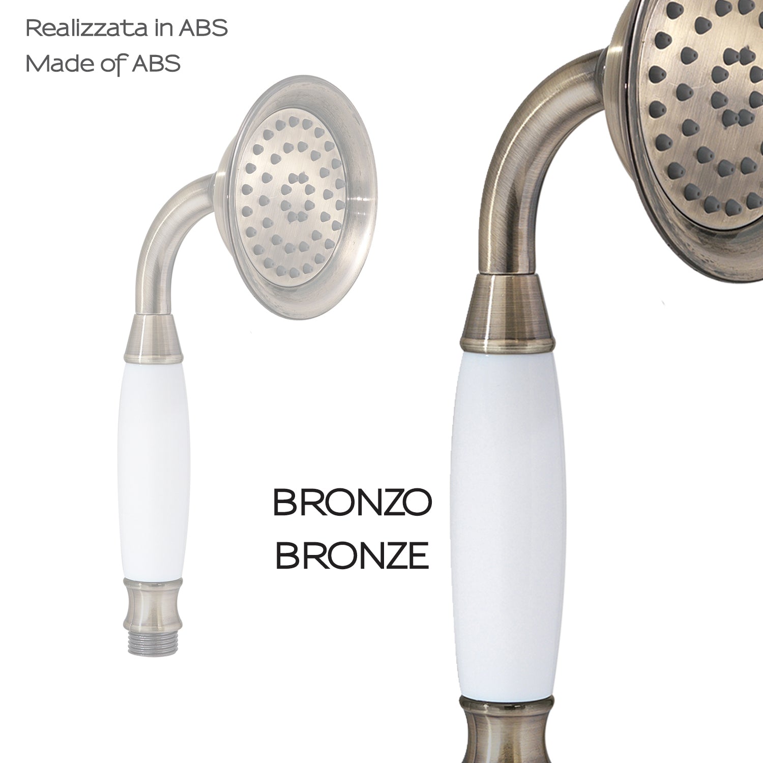 Doccetta liberty monogetto di Gedy - Bronzo by CeramicStore | Lo specialista del tuo bagno