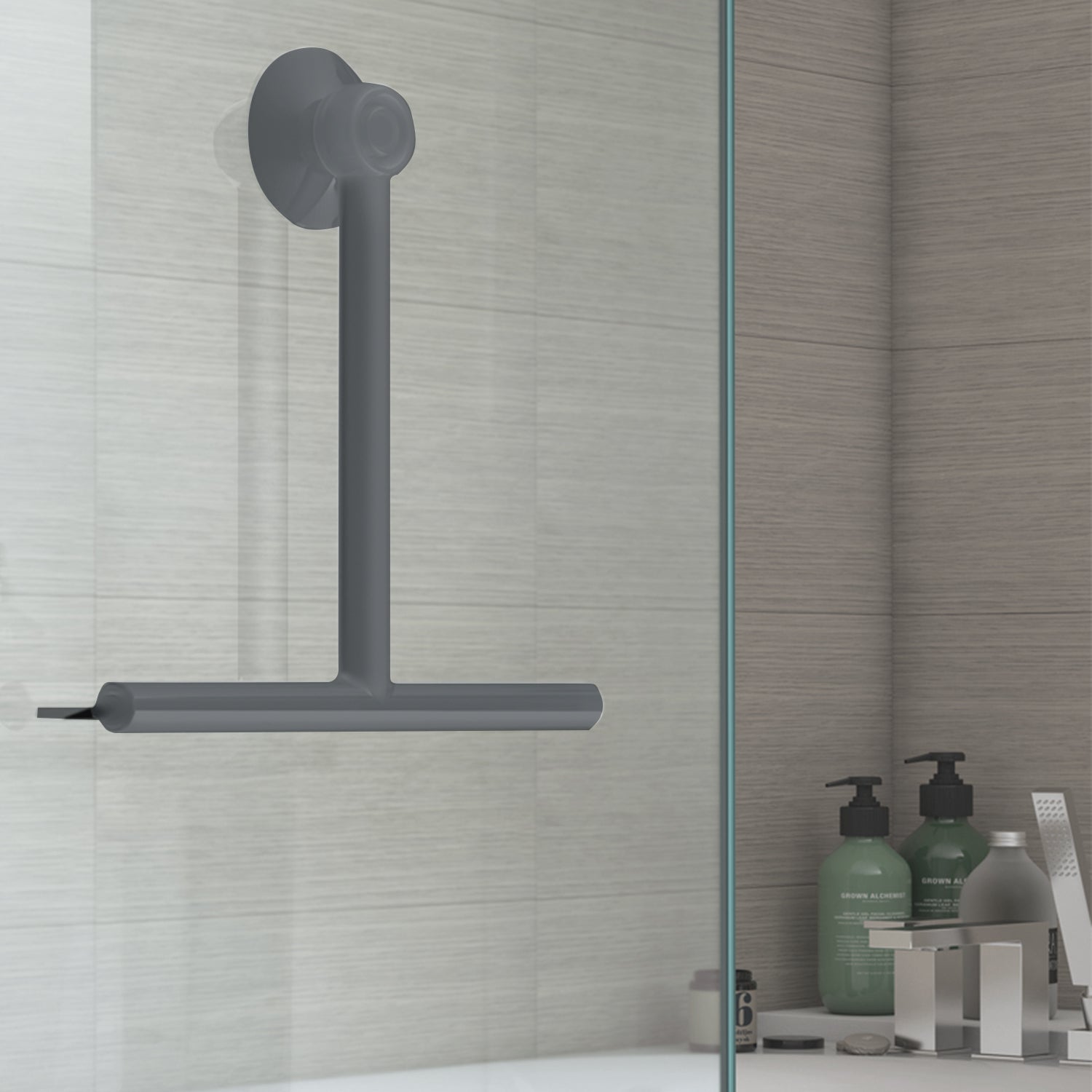 Tergivetro Gummy in resina termoplastica di Gedy - Grigio by CeramicStore | Lo specialista del tuo bagno