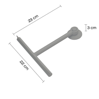 Tergivetro Gummy in resina termoplastica di Gedy - Tortora chiaro by CeramicStore | Lo specialista del tuo bagno