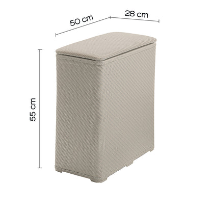 Cesto portabiancheria modello Ambrogio di Gedy - Beige by CeramicStore | Lo specialista del tuo bagno