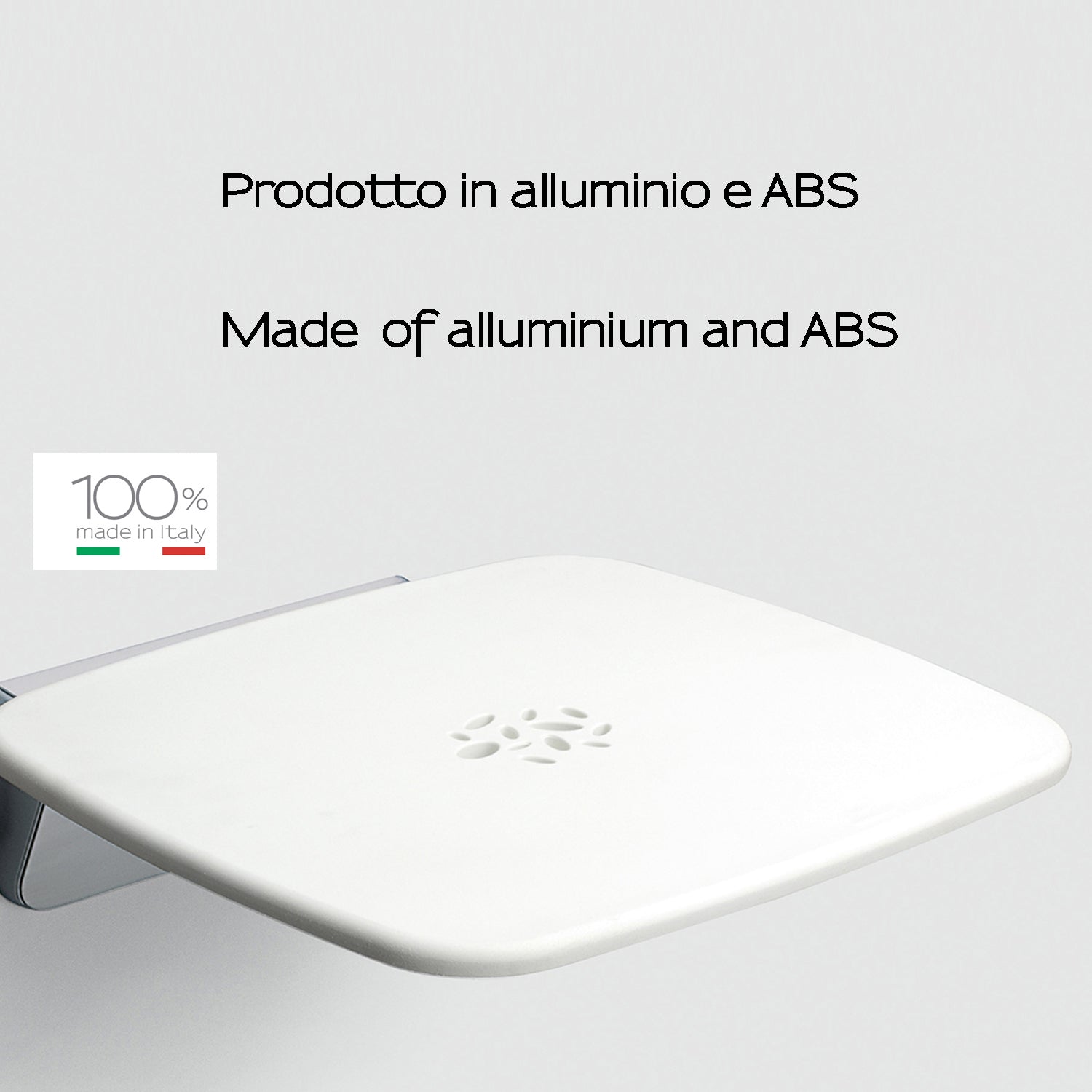 Sedile ribaltabile per doccia modello Prima Classe di Gedy - Bianco/Cromato by CeramicStore | Lo specialista del tuo bagno