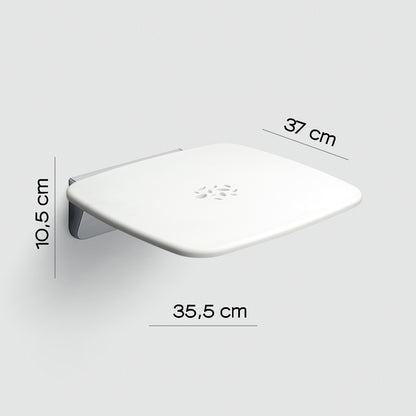 Sedile ribaltabile per doccia modello Prima Classe di Gedy - Bianco/Cromato by CeramicStore | Lo specialista del tuo bagno