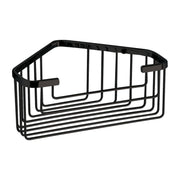 Portaoggetti doccia angolare modello Augustus di Gedy - Nero Matt by CeramicStore | Lo specialista del tuo bagno