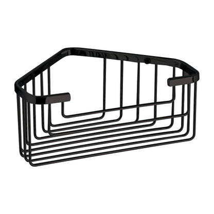Portaoggetti doccia angolare modello Augustus di Gedy - Nero Matt by CeramicStore | Lo specialista del tuo bagno