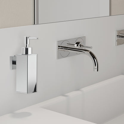 Dosasapone squadrato modello Seal di Gedy in Acciaio Inox AISI 304 - Cromato by CeramicStore | Lo specialista del tuo bagno
