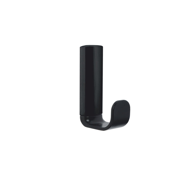 Appendino bagno in acciaio verniciato nero fissaggio con viti o colla mod.25 Metaform by CeramicStore | Lo specialista del tuo bagno