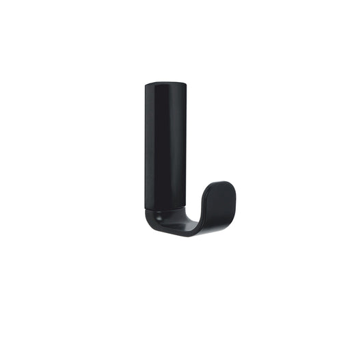 Appendino bagno in acciaio verniciato nero fissaggio con viti o colla mod.25 Metaform by CeramicStore | Lo specialista del tuo bagno