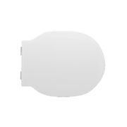 Sedile WC per Galassia vaso Kimi con cerniere regolabili - Bianco