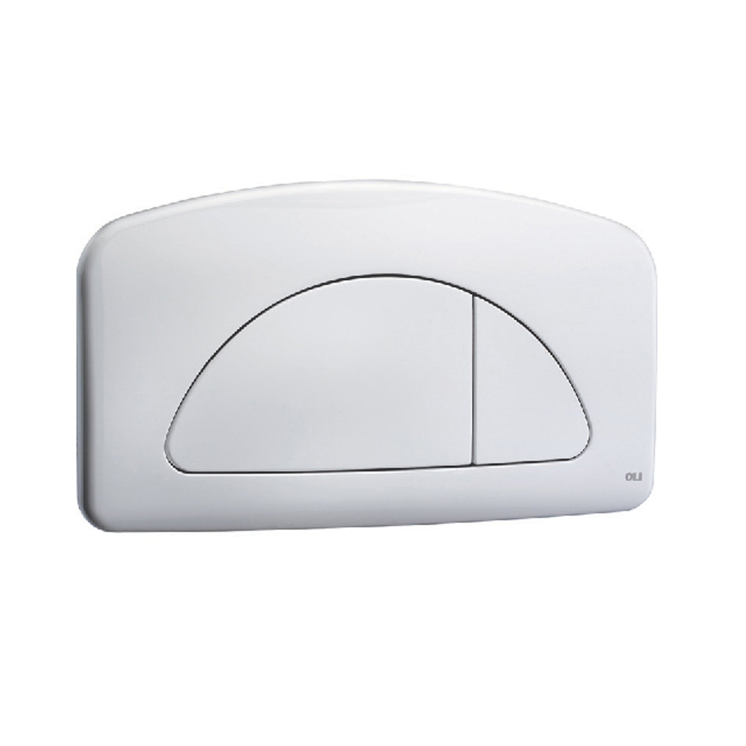 Placca Dual Oli per cassette Diamante e Giada - Bianca by CeramicStore | Lo specialista del tuo bagno