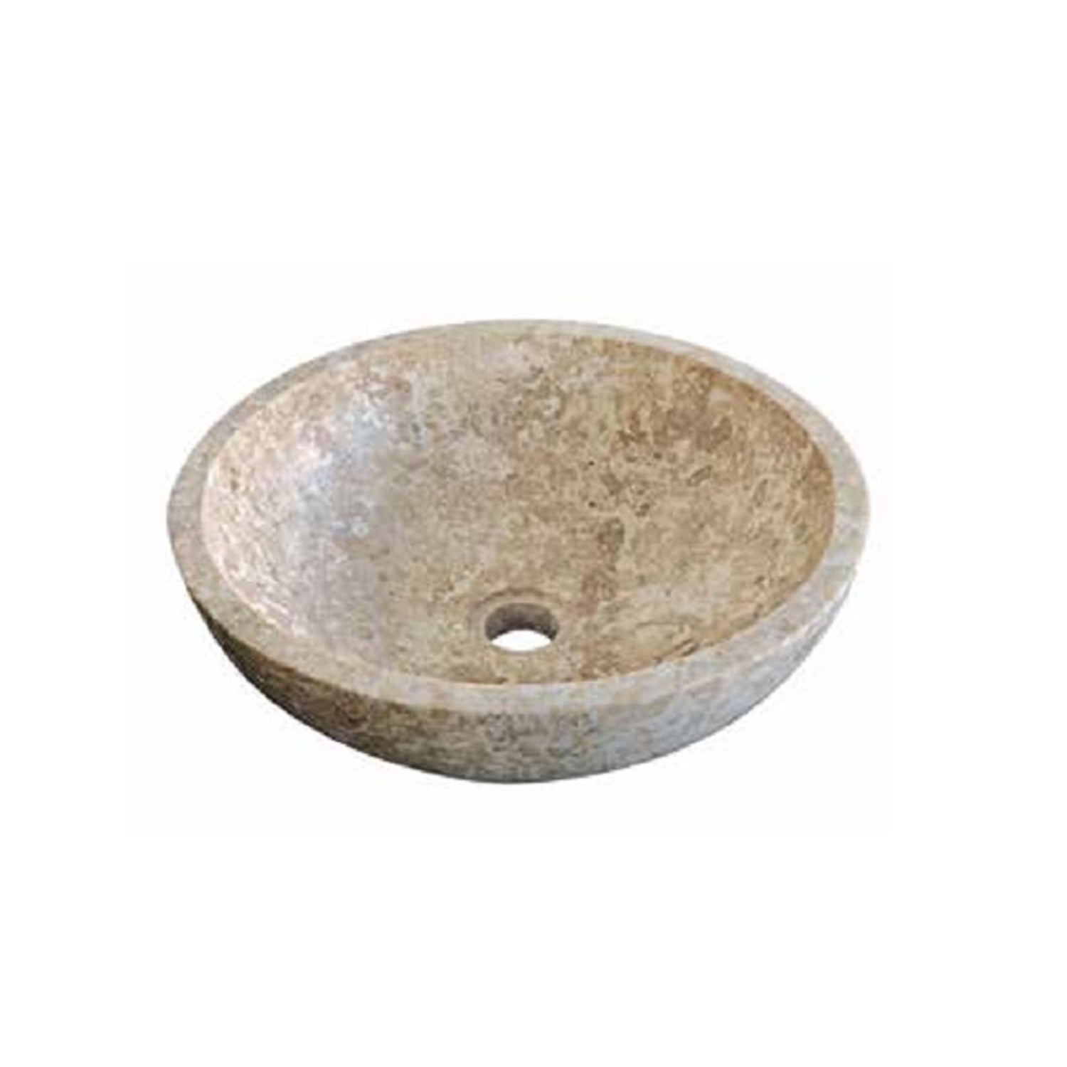 Lavabo da Appoggio in Marmo Tondo Trotol Levigato by CeramicStore | Lo specialista del tuo bagno