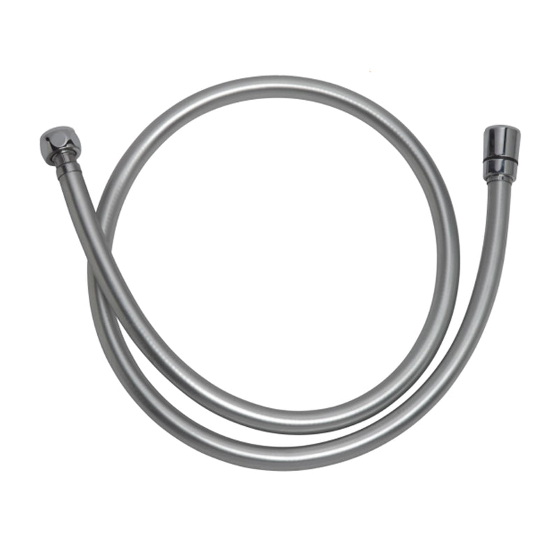 Flessibile Grey in gomma con antitorsione da 200 cm - Argento/Silver