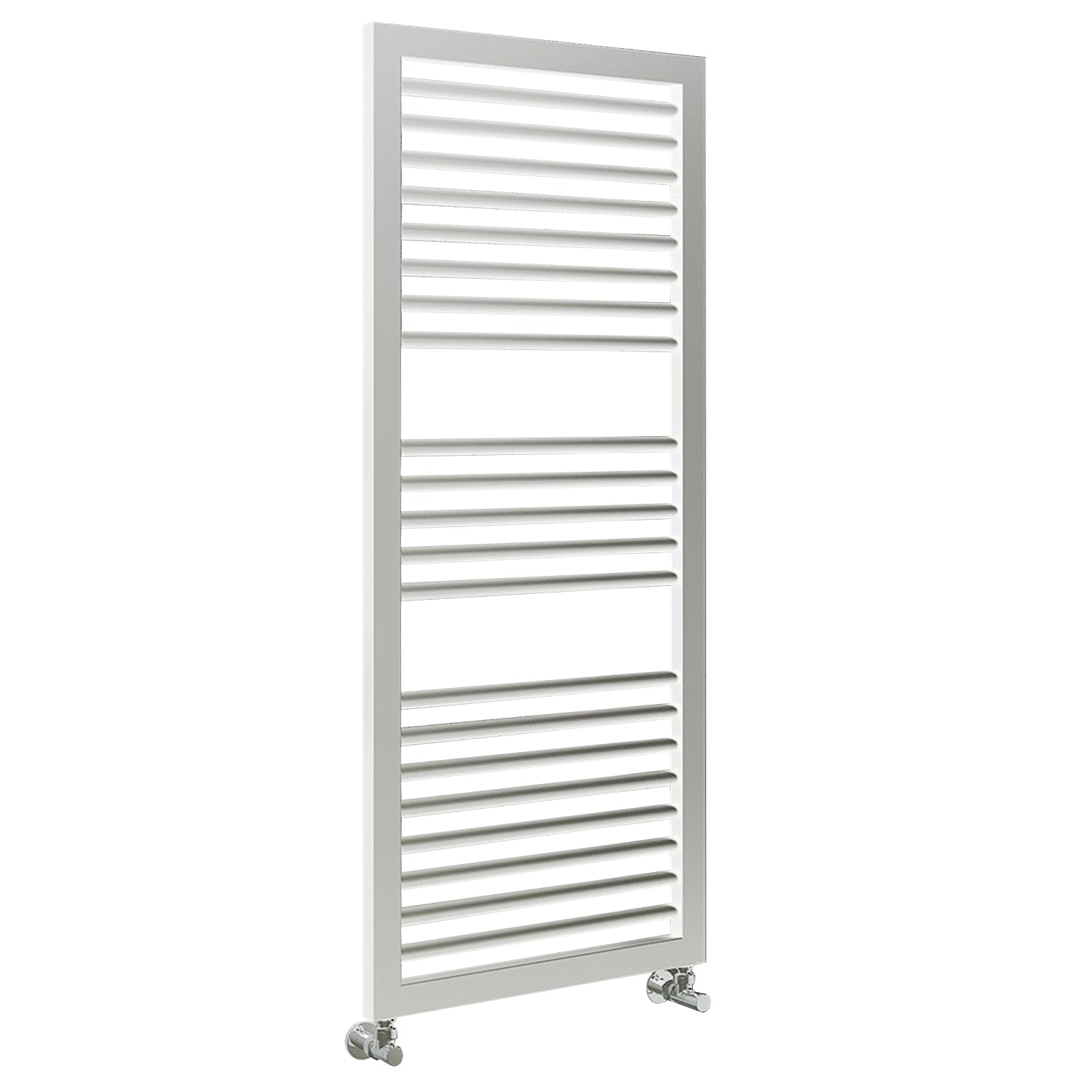 Termoarredo scaldasalviette in acciaio verniciato bianco 1228x500 interasse 450 Lazzarini Asti by CeramicStore | Lo specialista del tuo bagno