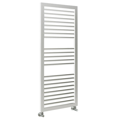Termoarredo scaldasalviette in acciaio verniciato bianco 1228x500 interasse 450 Lazzarini Asti by CeramicStore | Lo specialista del tuo bagno