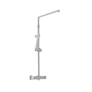 Colonna doccia squadrata regolabile con soffione quadro e deviatore MX3C by CeramicStore | Lo specialista del tuo bagno
