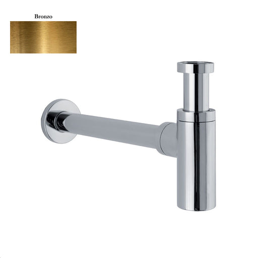 Sifone tondo da arredo in ottone bronzo by CeramicStore | Lo specialista del tuo bagno