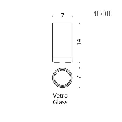 Porta bicchiere d'appoggio in ottone collezione Nordic di Colombo Design by CeramicStore | Lo specialista del tuo bagno