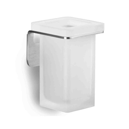 Porta bicchiere satinato con fissaggio viti collezione Over di Colombo Design