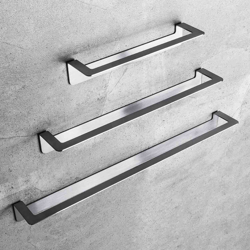 Porta salvietta 60cm satinato con fissaggio viti collezione Over di Colombo Design by CeramicStore | Lo specialista del tuo bagno