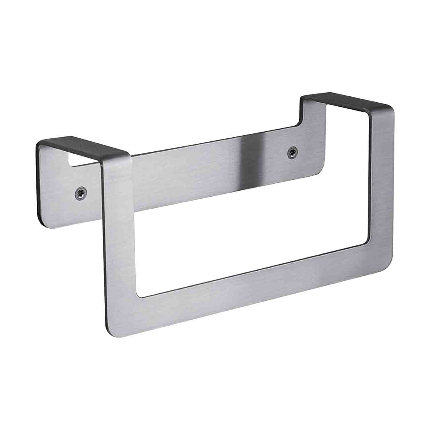 Porta salvietta ad anello satinato con fissaggio viti collezione Over di Colombo Design by CeramicStore | Lo specialista del tuo bagno