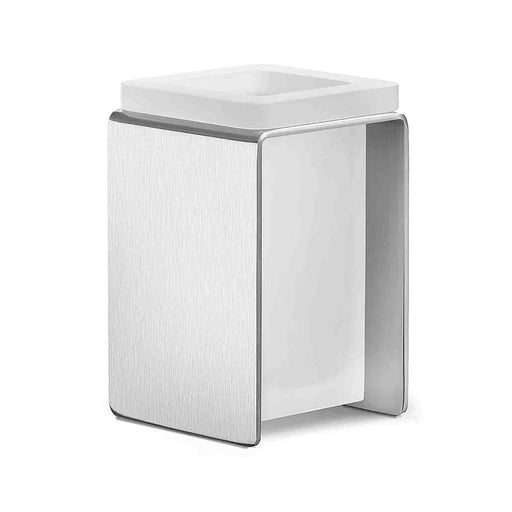 Porta bicchiere satinato d'appoggio collezione Over di Colombo Design