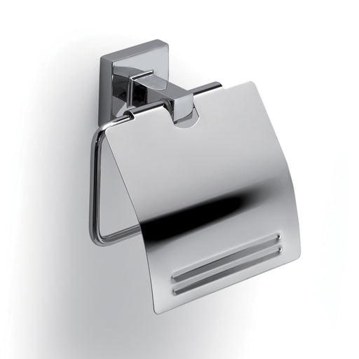 Porta carta igienica coperto a muro serie Adagio - Cromato
